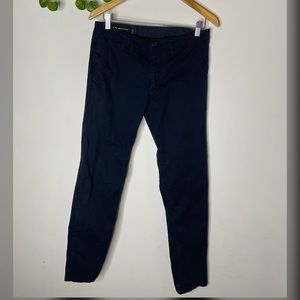 A/X Armani Exchange Men's Navy Blue Slacks